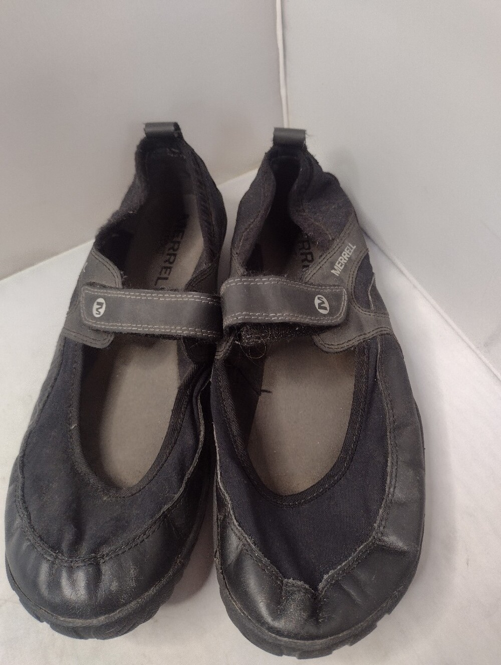 Merrell Pure Glove Black Mary Jane Women's 8.5 Vibram Walking Trail Outdoor C